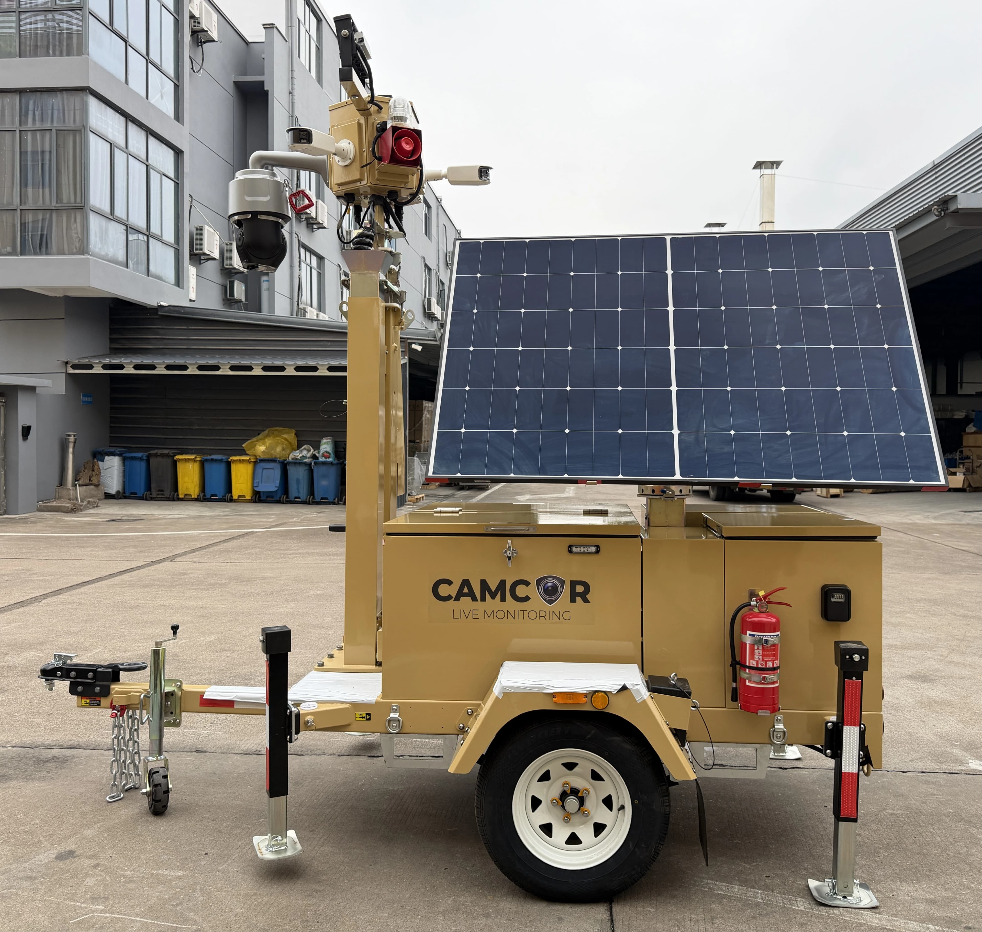 Solar CCTV Tower UST-600SAH view 1